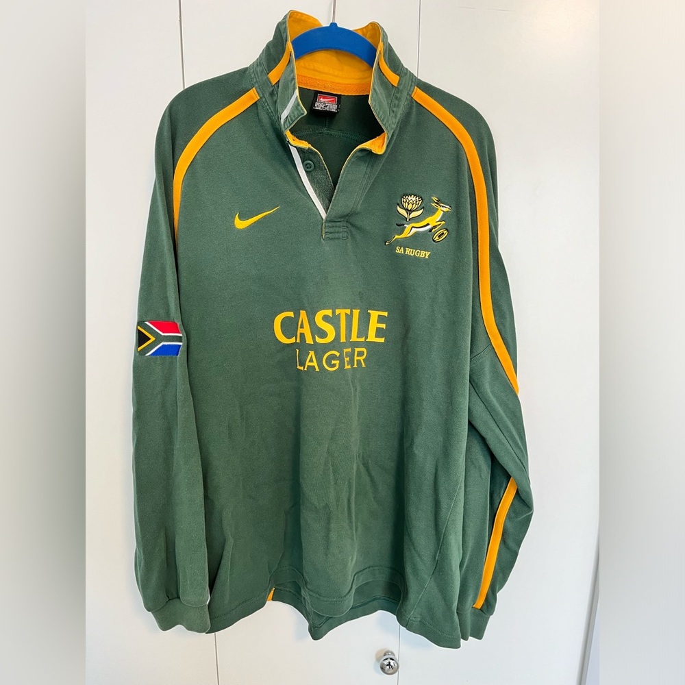 South Africa 90s Vintage Rugby Jersey- Medium